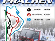 Trail map Prácheň