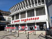 Well-maintained ticket area at the valley station in Lienz
