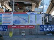 Information board at the valley station