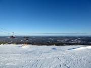 View over the Lindvallen ski area in Sälen