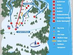 Trail map Budor
