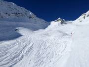 Powder snow area at the Lattenabfahrt