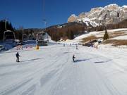 Practice slope at the Baby Socrepes double chairlift