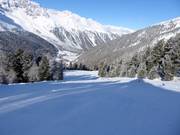 The downhill run at the Kanzel