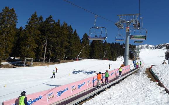 Family ski resorts Steiner Alps – Families and children Krvavec