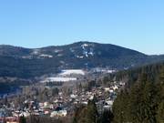 View from Železná Ruda to Špičák
