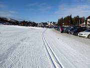 Cross-country ski trails in Levi