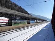 Easy arrival by train to Mallnitz