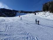 Holzer run to the Preunegg-Jet on the Reiteralm