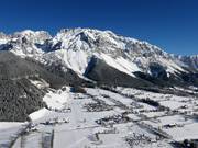 View of the accommodations in Schildlehen (Ramsau am Dachstein)