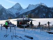 Kiosk at the valley run