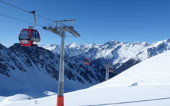 Skiing in the Skiworld Ahrntal
