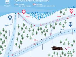 Trail map Tseleevo