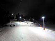 Night skiing