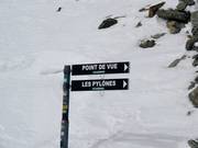 Slope signage