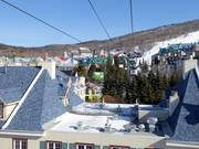 The accommodations at the foot of the mountain