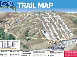 Trail map Bristol Mountain