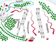 Trail map Väsjöbacken – Sollentuna
