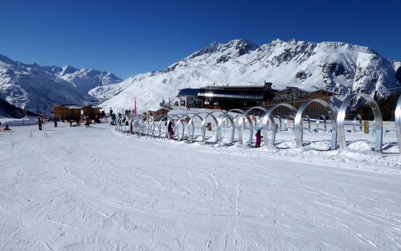Ski resorts for beginners in the Reuss Valley (Reusstal) – Beginners Andermatt/Oberalp/Sedrun