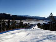 View of Alpe di Vezzena and all the way to Asiago