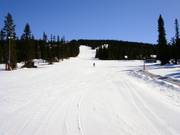 Practice area directly by the parking lots