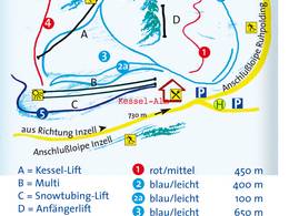 Trail map Kessellifts – Inzell