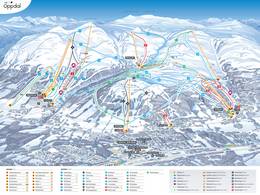 Trail map Oppdal