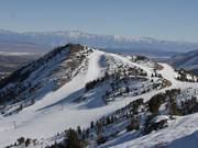 The slopes in the upper area