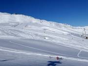 View over the Schafberg plateau with the easy slopes