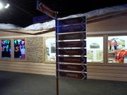 Signpost at the ski hall