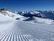 Very well-groomed slopes in Vals