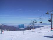 Signage in the La Parva ski area