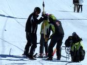 The lift is handed to guests at the t-bar lifts