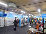 Changing room and lockers