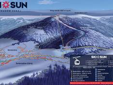 Trail map Świeradów Zdrój