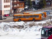 Ski buses in Val di Fassa (Fassa Valley)
