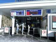 Information boards at the entry point