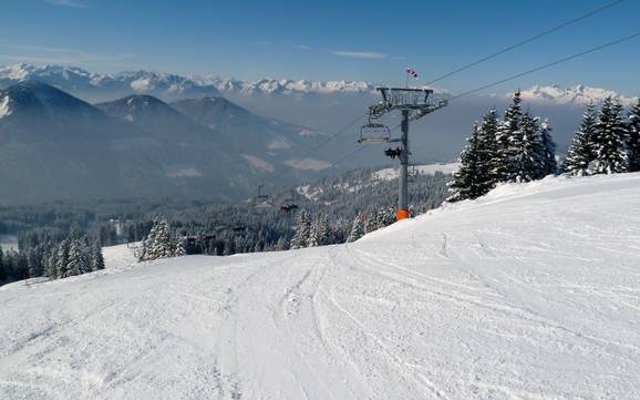 Skiing near Rankweil