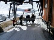 The staff always assists with boarding.