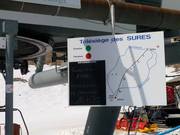 Overview of the accessible slopes at the valley stations