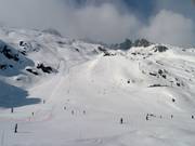 Chavanne downhill run with speed measurement