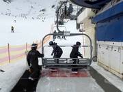 Assistance when boarding the chairlift