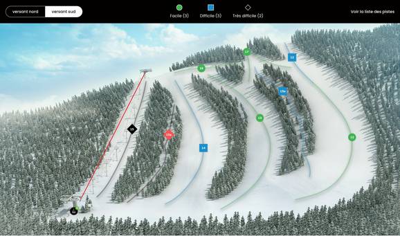 Mont Saint-Bruno Versant Sud