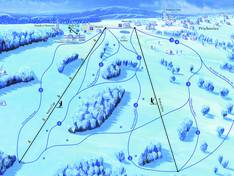 Trail map U Čápa – Kořenov-Příchovice