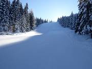 Short, black slope Grebenzenschuss