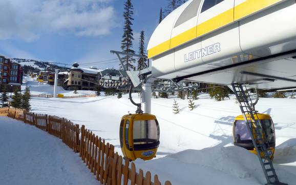 Kootenay Boundary: best ski lifts – Lifts/cable cars Big White