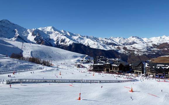 Ski resorts for beginners in the Arrondissement of Saint-Gaudens – Beginners Peyragudes