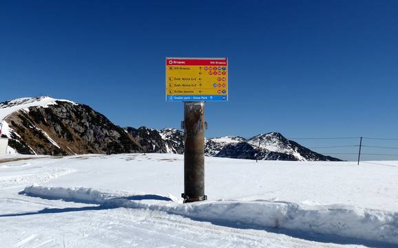 Steiner Alps: orientation within ski resorts – Orientation Krvavec