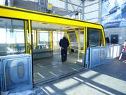 Friendly staff in the aerial cable cars