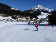 Easy slope at the Bögrain lift